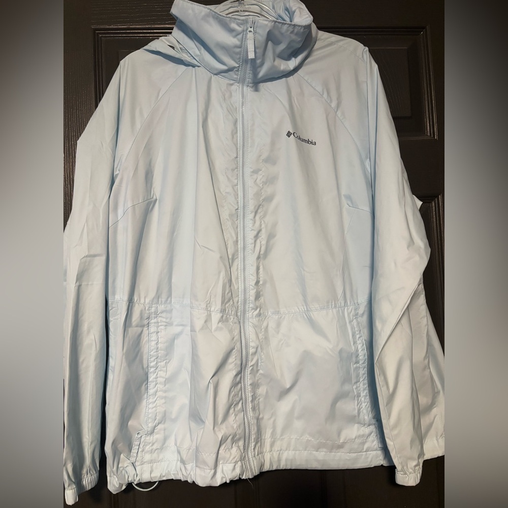Columbia Sky Blue Windbreaker